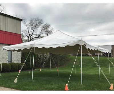 Tent 20 x 20 Pole Tent Rental Cincinnati Ohio