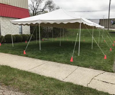 Tent 20 x 30 Pole Tent Rental Cincinnati Ohio