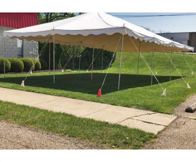 Tent 20 x 40 Pole Tent Rental Cincinnati Ohio