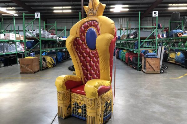 Inflatable Throne Chair for Birthdays Prom Rental Cincinnati