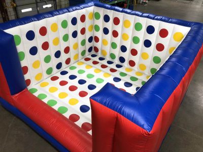 Inflatable 3-D Twister Game Rental Cincinnati Ohio