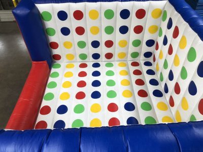 Inflatable 3-D Twister Game Rental Cincinnati Ohio