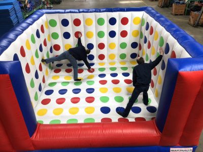 Inflatable 3-D Twister Game Rental Cincinnati Ohio