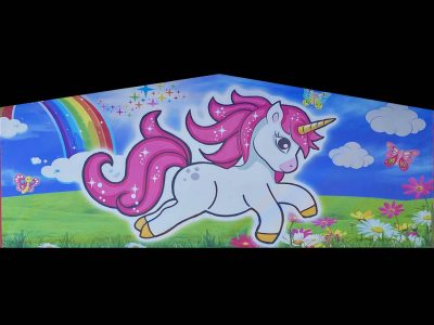 Unicorn Playhouse - Customize-able Inflatable Bounce House Slide Combo Rental Cincinnati Ohio