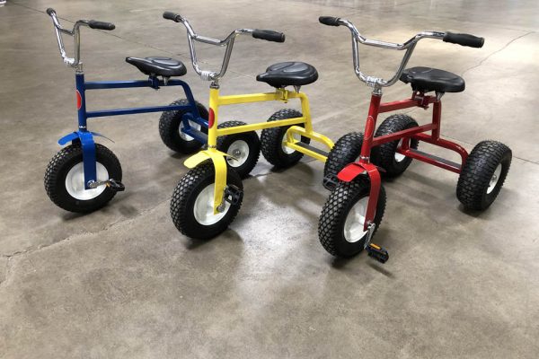 Wacky trikes teen and adult tricycle rental Cincinnati Ohio