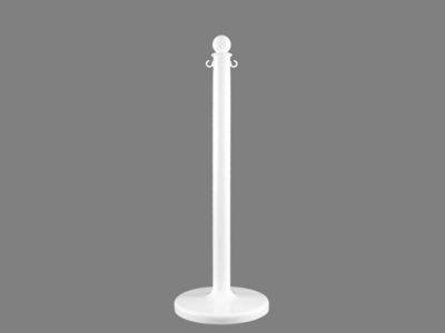 White Plastic Chain & Stanchion Post Rental Cincinnati Ohio