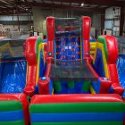 X Factor Inflatable Obstacle Course With Interactive Light Kit Rental Cincinnati Ohio