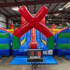 X Factor Inflatable Obstacle Course With Interactive Light Kit Rental Cincinnati Ohio