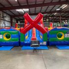 X Factor Inflatable Obstacle Course With Interactive Light Kit Rental Cincinnati Ohio