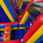 X Factor Inflatable Obstacle Course With Interactive Light Kit Rental Cincinnati Ohio