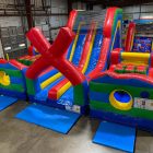 X Factor Inflatable Obstacle Course Rental Cincinnati Ohio