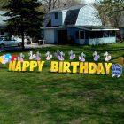 Flamingo Birthday Yard Cards & Signs Rentals Cincinnati Ohio