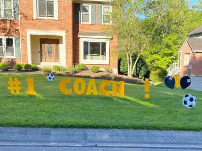 Sports Balls Birthday Yard Cards & Signs Rentals Cincinnati Ohio