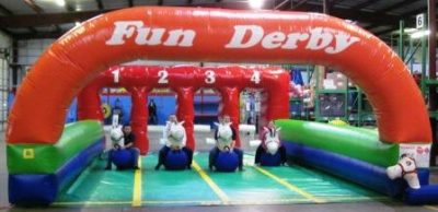 Pony Downs - Inflatable Horse Race Pony Hops Track Rental Cincinnati Ohio