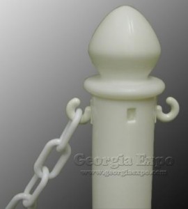 Stanchion Chain - White Rental Cincinnati Ohio