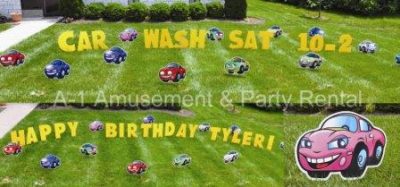 Yard Card - Cars Lawn Greeting Rental Cincinnati Ohio